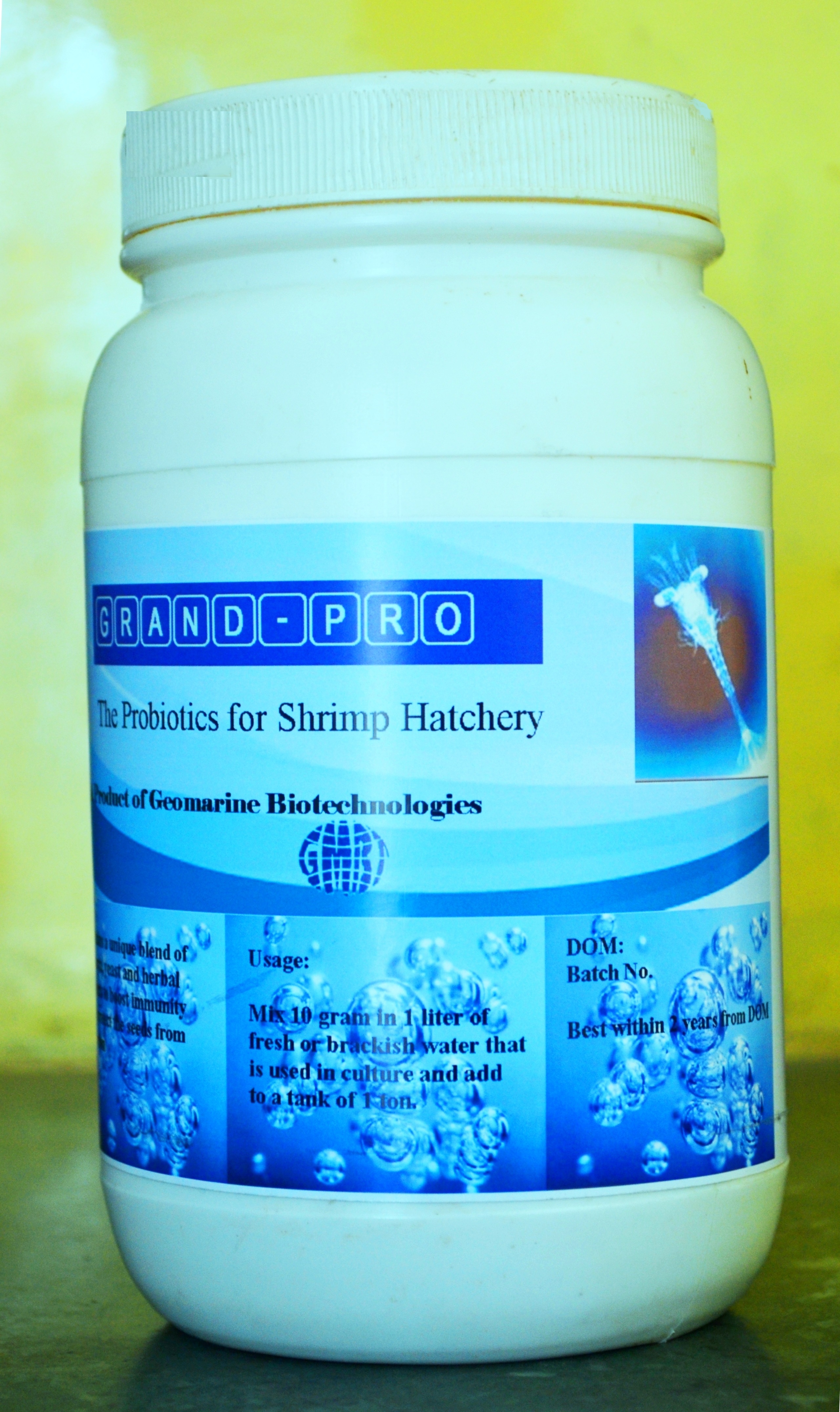 Grand-Pro — Probiotics for Shrimp Hatchery